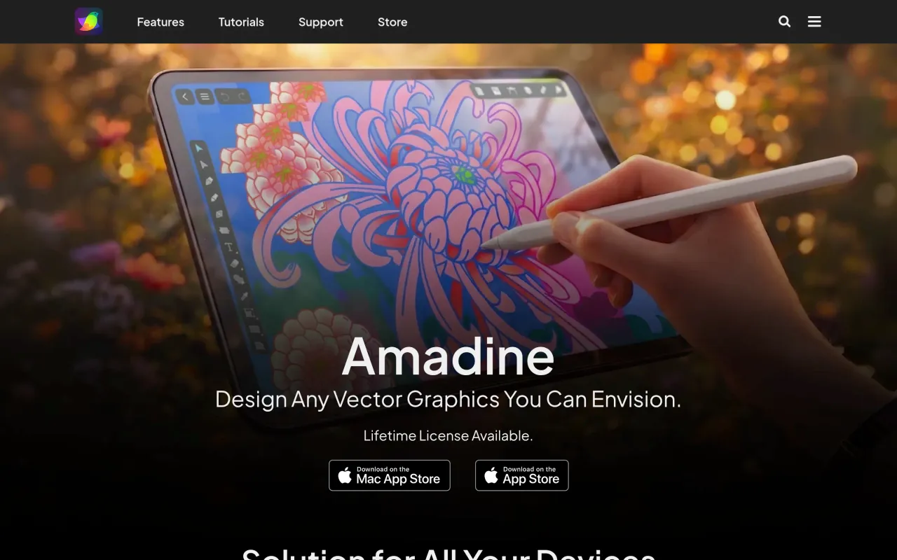 The Amadine page at amadine.com