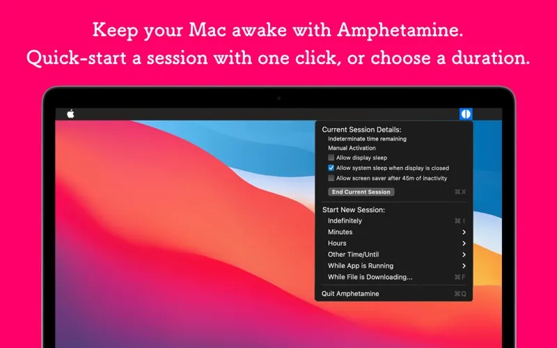 Amphetamine screenshot 1 of 3