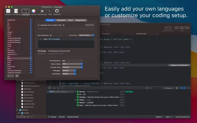 CodeRunner screenshot 3 of 3