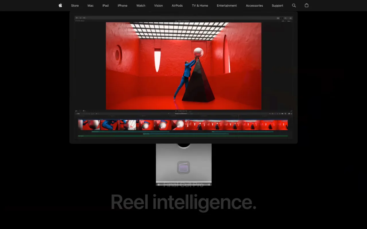 The Final Cut Pro page at apple.com
