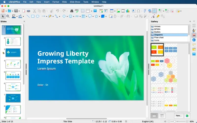 LibreOffice screenshot 2 of 2