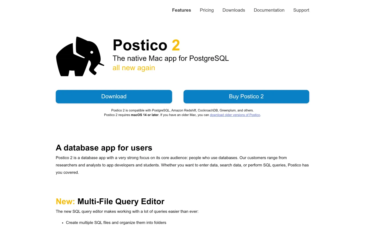The Postico 2 page at eggerapps.at