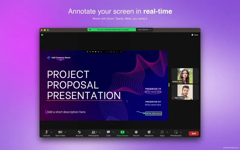Presentify screenshot 2 of 3